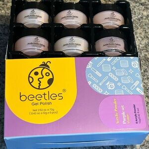 Beetles Gel Polish Acrylic Powder Set - Purple